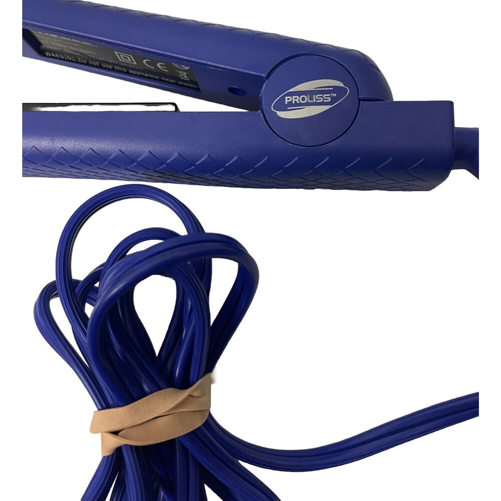 HOT Proliss Professional Blue Infusion w/Ceramic Plates Flat Iron MINT Fast Ship